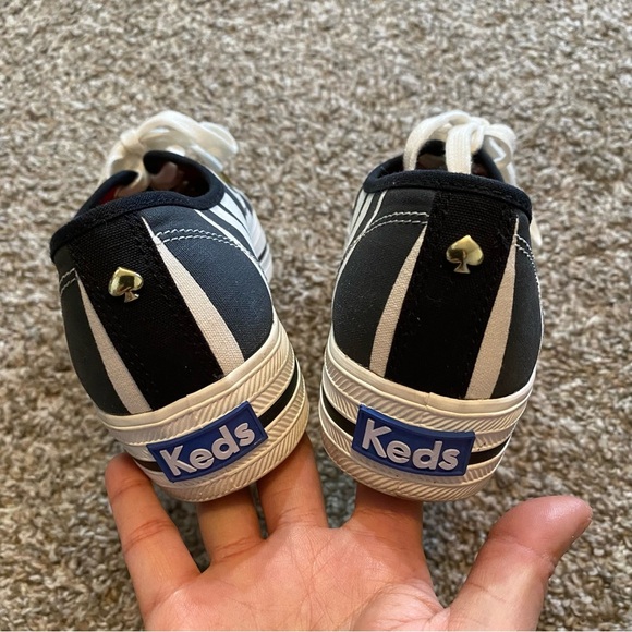 Keds + Kate Spade Striped Sneakers Size 6.5 - Picture 6 of 10